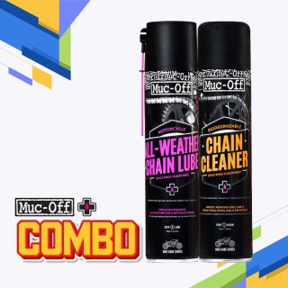 MUC OFF ALL WEATHER CHAIN LUBE+ MUC OFF CHAIN CLEANER